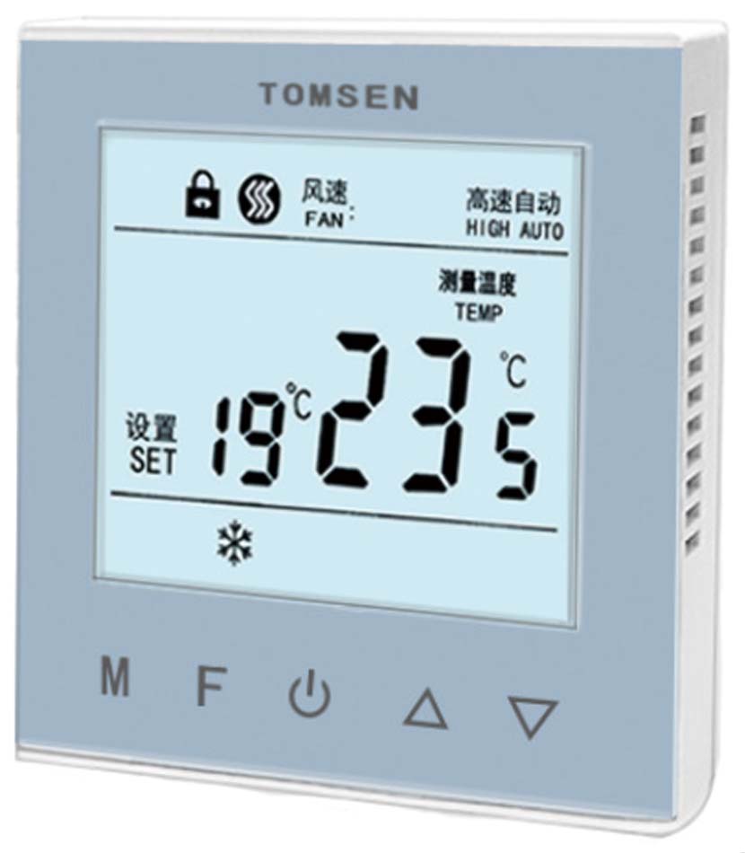 TM616R亚克力遥控型中央空调温控器